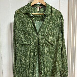 apple green blouse